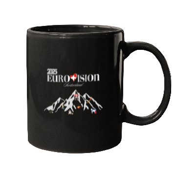 Discover eurovision song contest 2025 Switzerland Mugs