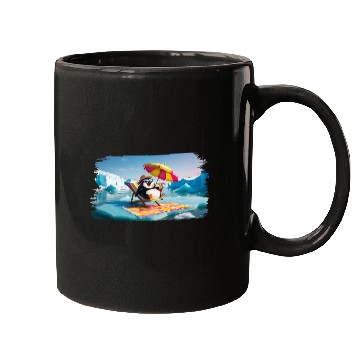 Discover Penguin On Holiday Mugs