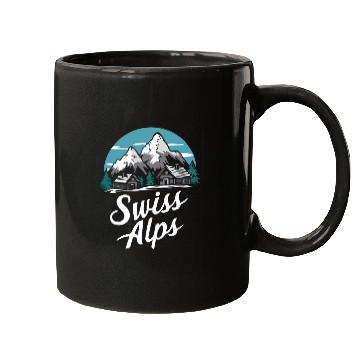 Discover Swiss Alps Switzerland. Mugs