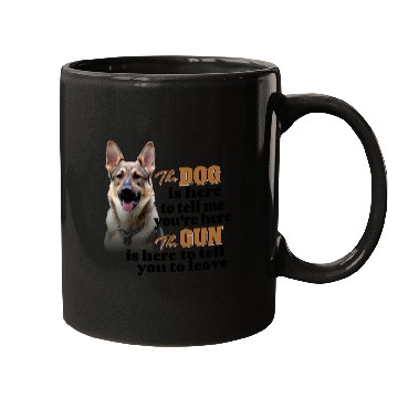 Discover German Shepherd Gun Owner Mugs
