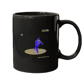Discover Blue Yellow Knuckleball 18 Mugs