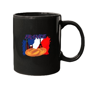 Discover France 2 Mugs