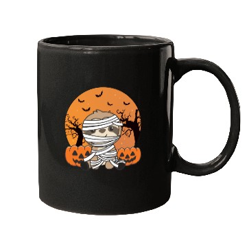 Discover Sloth Mummy Pumpkin Sloths Happy Halloween Mugs