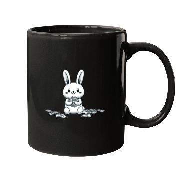 Discover lucky money rabbit Mugs