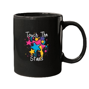 Discover Touch The Stars Splatter Mugs