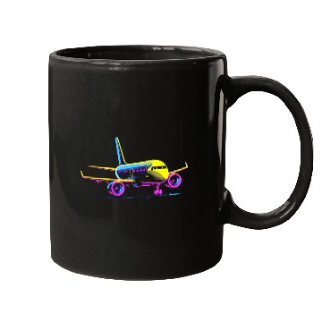 Discover Aircraft Cartoon Style Mugs