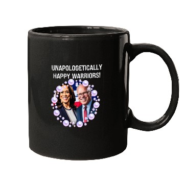 Discover Harris & Walz Unapologetically happy warriors 2024 Mugs