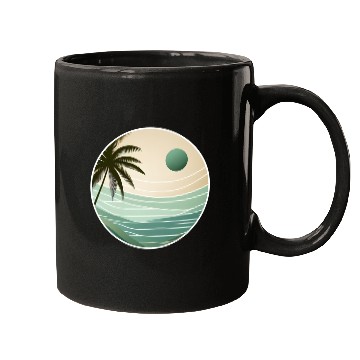 Discover Tropical Sunset Serenity Mugs