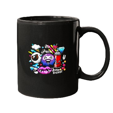Discover Graffiti Sprayer Breakdance Painting Mugs