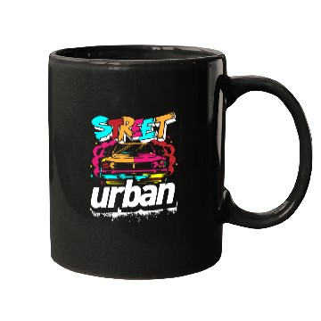 Discover Graffiti Sprayer Rap Cool Mugs