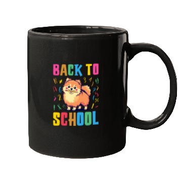 Discover Back To School with a Cute Pomeranian Mugs