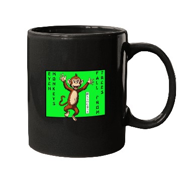 Discover Even monkeys Fall from trees Monkey Mugs