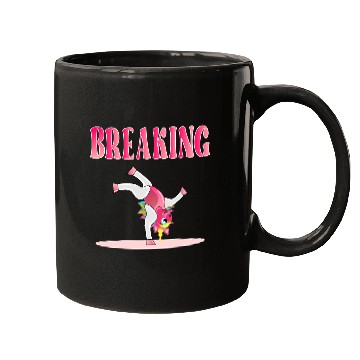 Discover BREAKING DANCE UNICORN Mugs