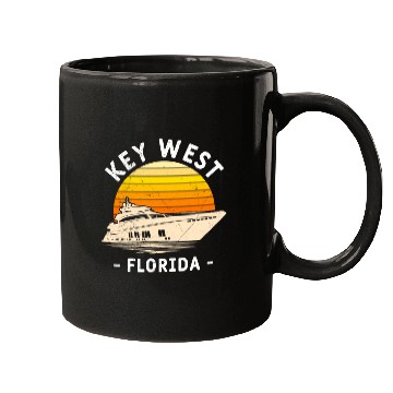 Discover KEY-WEST FLORIDA Sailing Sunshine-State West Keys Mugs