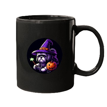 Discover Dog lovers and gamers love fantasy Halloween Mugs
