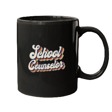 Discover School Counselor Retro Vintage Mugs