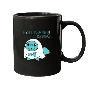 Discover Ghost Manatee - Halloween Dawg Mugs