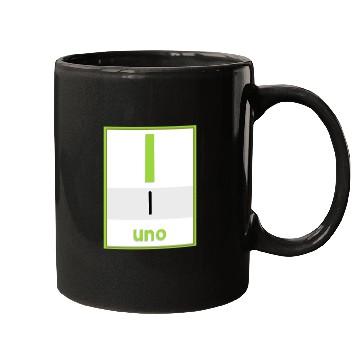 Discover Spanish numbers Uno Mugs