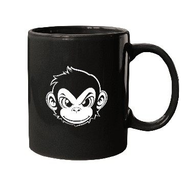 Discover Monkey, monkey head Mugs
