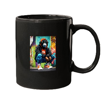 Discover Urban Ape Street Art Mugs