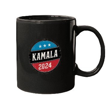 Discover Kamala Harris 2024 Retro Button Election Mugs