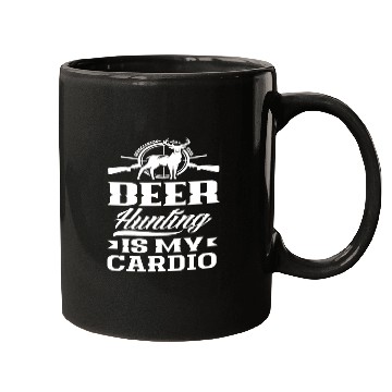 Discover Deer Hunting Is My Cardio Mugs