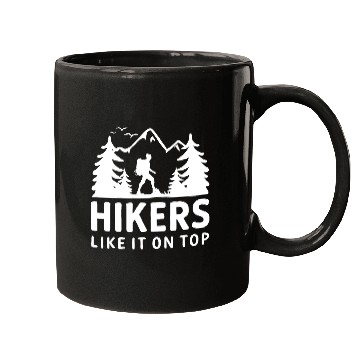 Discover Hiker Nature Mountain Forest Outdoor Mugs