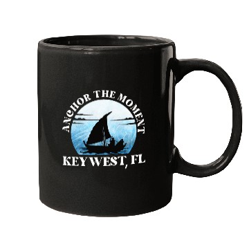 Discover Florida ANCHOR THE MOMENT KEY-WEST, FL Vintage Mugs