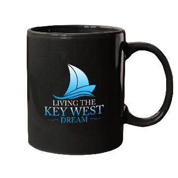 Discover Florida Keys LIVING THE KEY-WEST DREAM Sailor Mugs