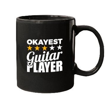 Discover Okayest Guitar Player Mugs