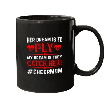 Discover Dream Cheer Mom Cheerleading Mommy Mother's Day Mugs