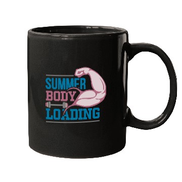 Discover Summer body loading Mugs