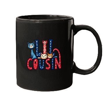 Discover Matching Family Gift Mugs Purr-Fect Cousin Kitty