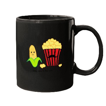 Discover Baby corn and Popcorn Father and Baby design Mugs