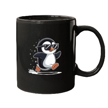 Discover Jogging Penguin Jogger Running Winter Cool Penguin Mugs