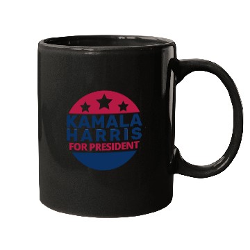 Discover Kamala Harris For President Button 2024 Mugs