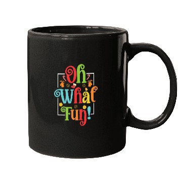 Discover Oh What Fun Christmas Mugs With Wreath And Tree