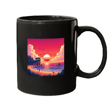 Discover sunset Mugs