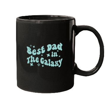 Discover best dad in the galaxy logo father day gift dad Mugs