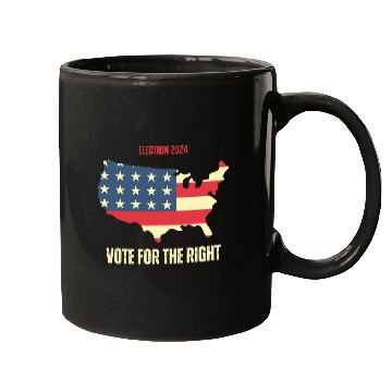 Discover Election USA - Vote for the Right Mugs