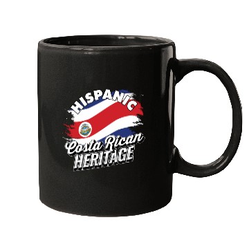Discover Hispanic Costa Rican Heritage - Costa Rica Mugs