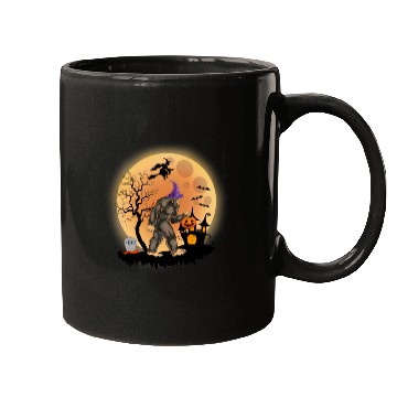 Discover Sasquatch Halloween Trick-or-Treat Pumpkin Mugs