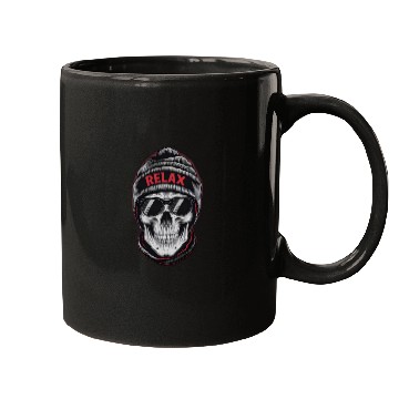 Discover Relax Skull Vibes Mugs