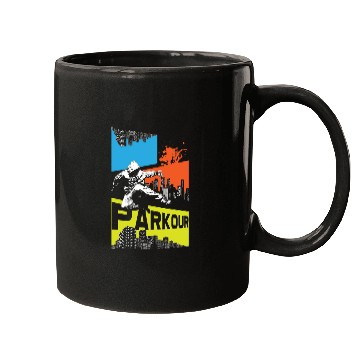 Discover Freerunning Running Freestyle Athlete Mugs