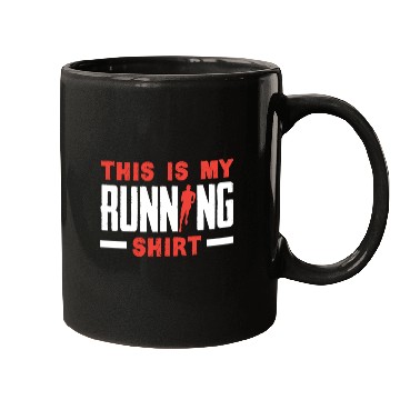 Discover This Is My Running Mugs