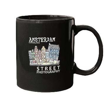 Discover Amsterdam Street Photography Mugs