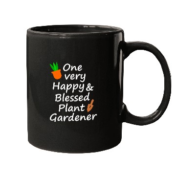 Discover one very happy and blessed gardener Mugs