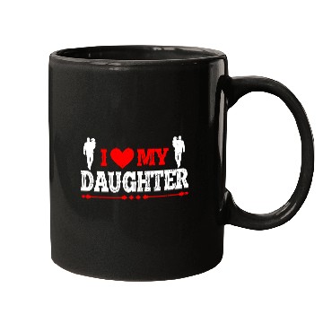 Discover I Love My Daughter to Dad Funny Father's Day Daddy Mugs