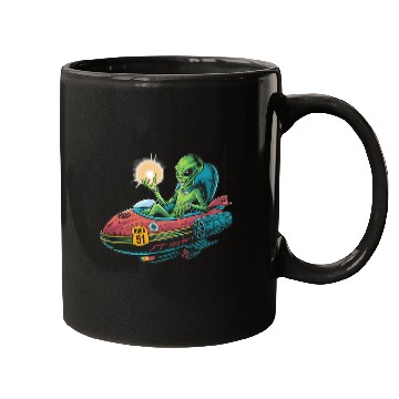 Discover Alien in Area 51 Craft Mugs
