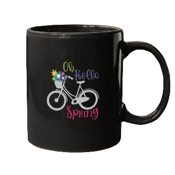 Discover Oh Hello Spring Cycle Flower Season Mugs